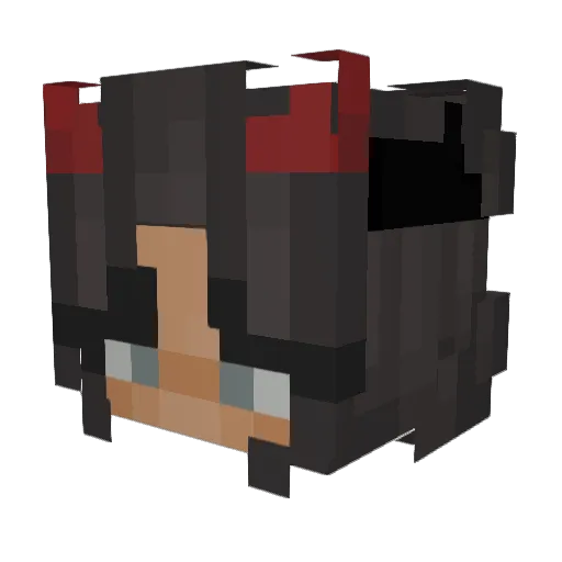 tyanroo Minecraft avatar head, 3D render
