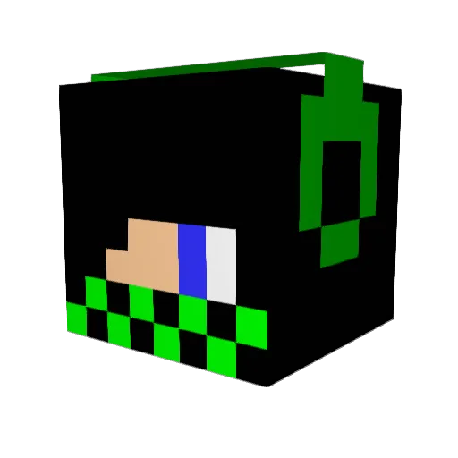tyapi421 Minecraft avatar head, 3D render