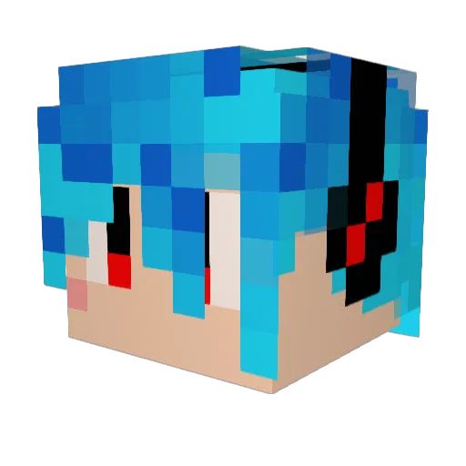tyatya0329 Minecraft avatar head, 3D render