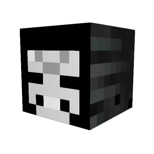 tyauneko Minecraft avatar head, 3D render