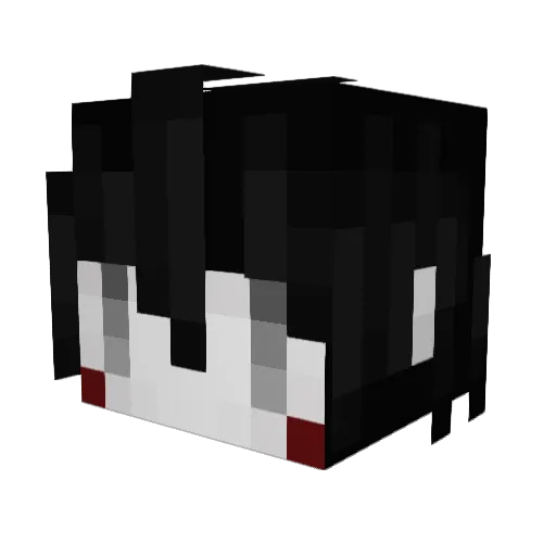 tycc Minecraft avatar head, 3D render