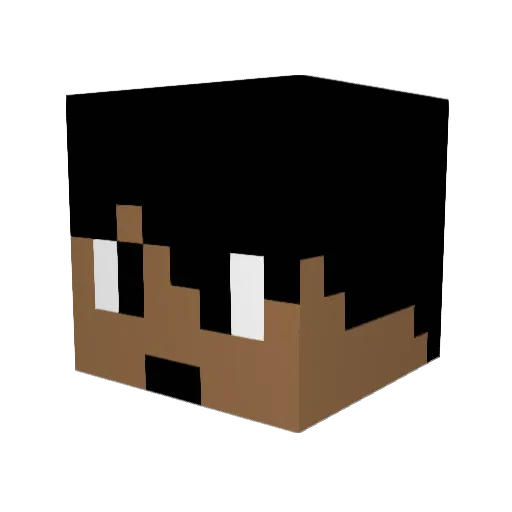 tyclonetrooper Minecraft avatar head, 3D render