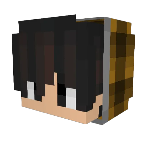 tyiok Minecraft avatar head, 3D render