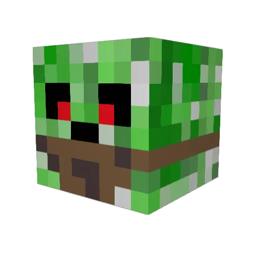 tyler_w31 Minecraft avatar head, 3D render