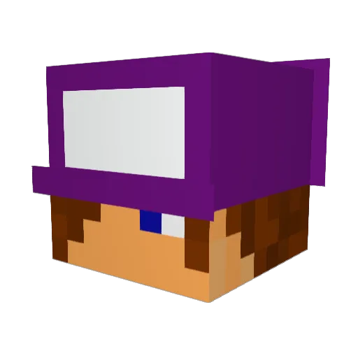 tylerb01 Minecraft avatar head, 3D render
