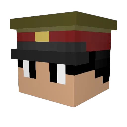 tylerb09 Minecraft avatar head, 3D render