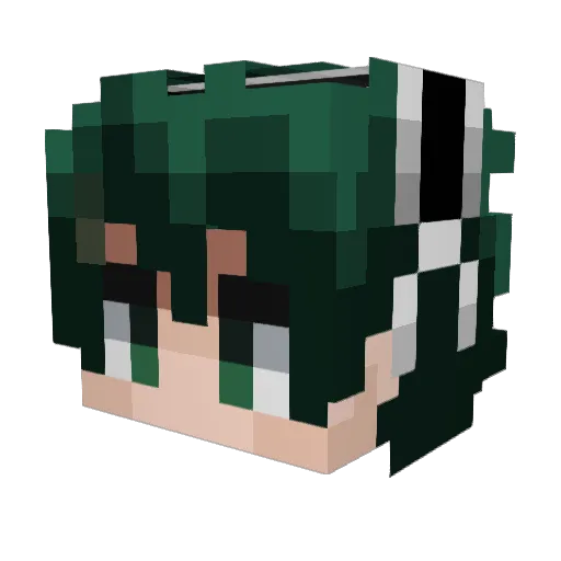 tylerdeondre Minecraft avatar head, 3D render