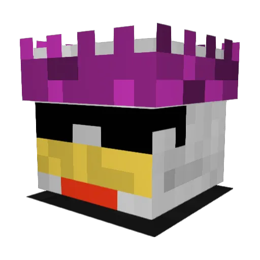 tylerlinkous Minecraft avatar head, 3D render