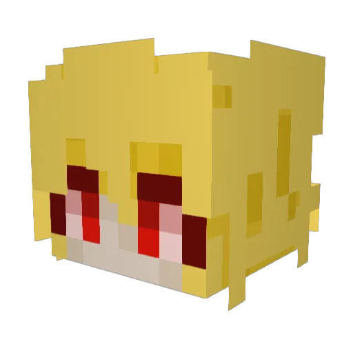 tylerrb3 Minecraft avatar head, 3D render