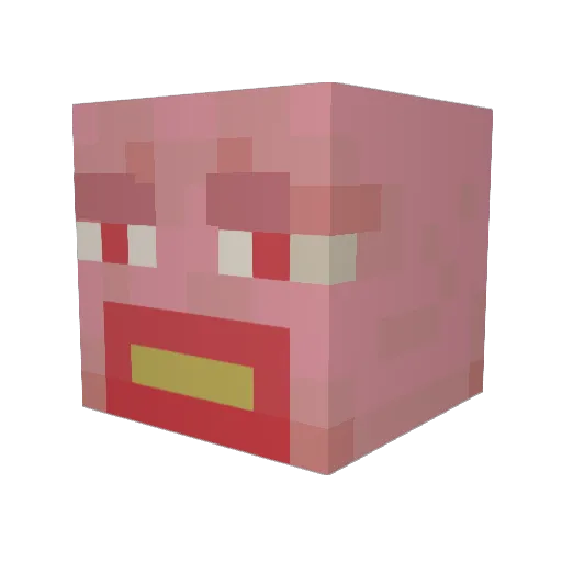 tylerwelchen Minecraft avatar head, 3D render