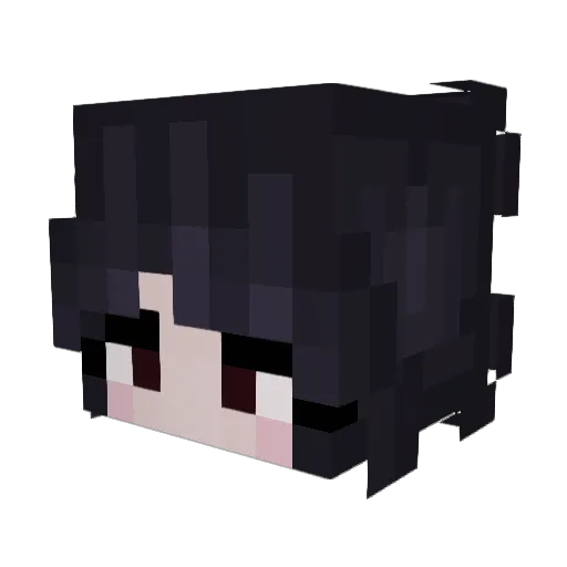 tylkae Minecraft avatar head, 3D render