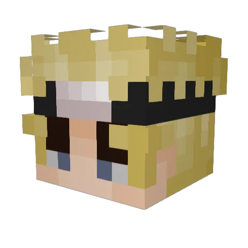 tymbark_1936 Minecraft avatar head, 3D render