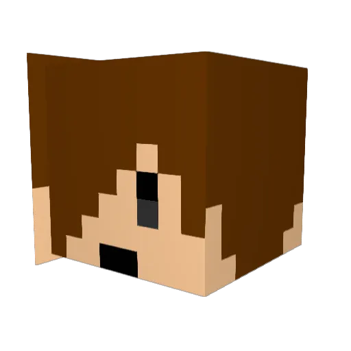 tymoteyo Minecraft avatar head, 3D render