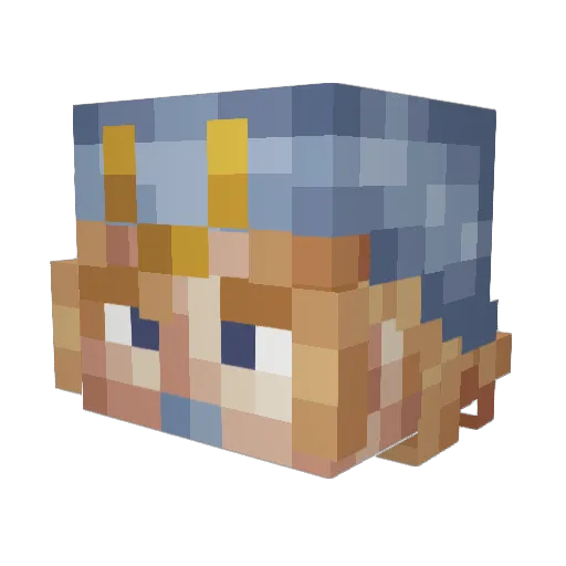 tynoa__ Minecraft avatar head, 3D render