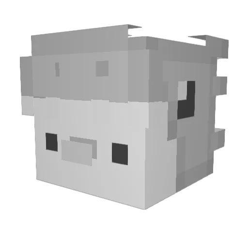 tyoke21 Minecraft avatar head, 3D render
