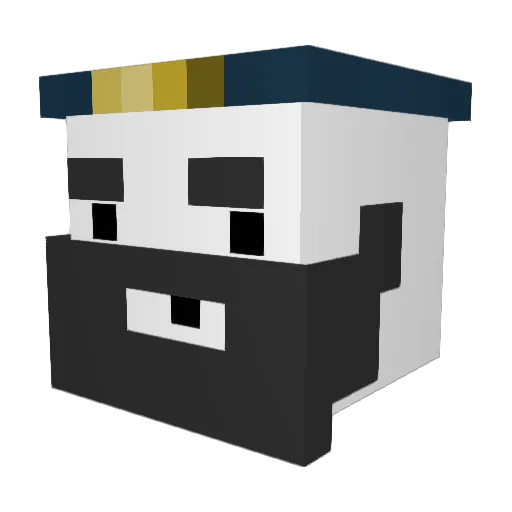 tyoko1219 Minecraft avatar head, 3D render