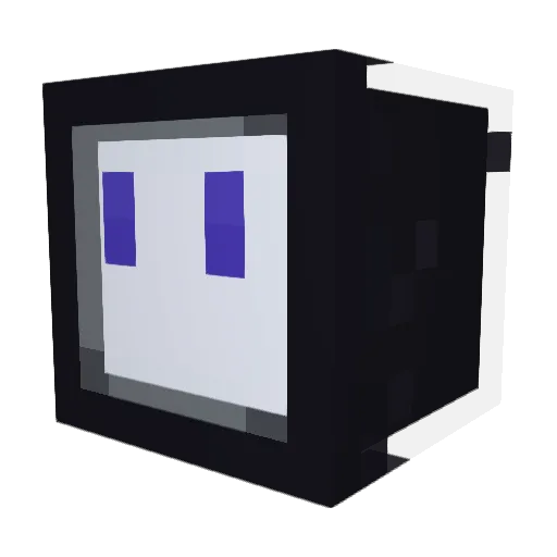 typ2 Minecraft avatar head, 3D render