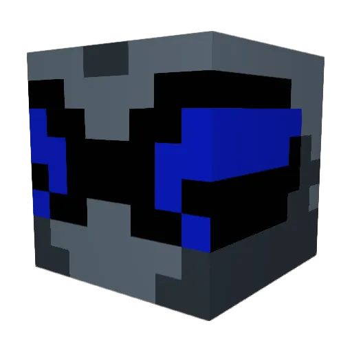 typ490 Minecraft avatar head, 3D render