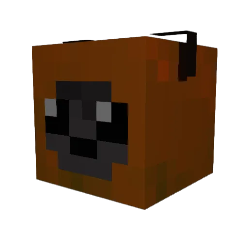 typedeck0 Minecraft avatar head, 3D render
