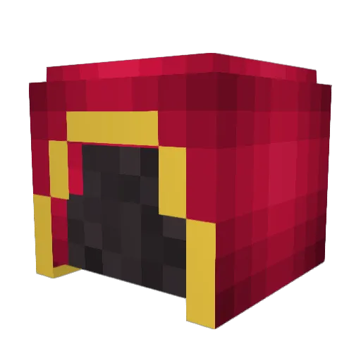 typerril Minecraft avatar head, 3D render