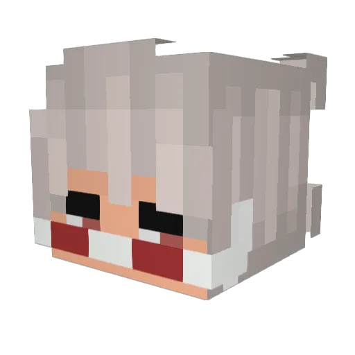 typz1 Minecraft avatar head, 3D render