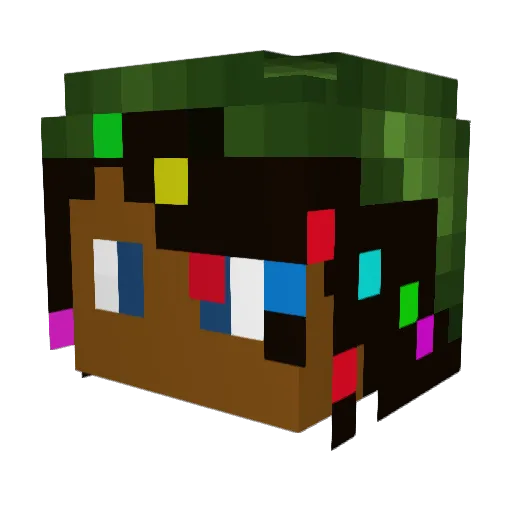 tyr3_ Minecraft avatar head, 3D render