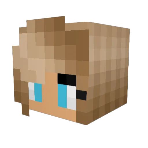 tyrakasaurus Minecraft avatar head, 3D render