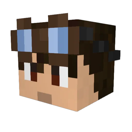 tyreburner16 Minecraft avatar head, 3D render