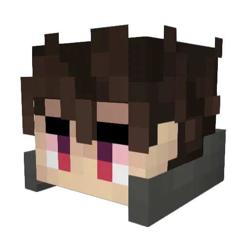 tyrezt_26 Minecraft avatar head, 3D render