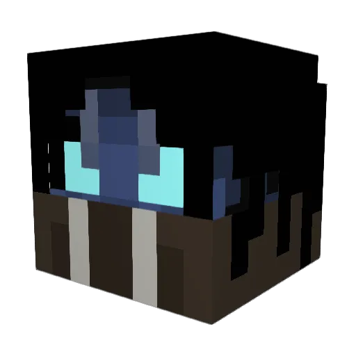 tyries Minecraft avatar head, 3D render