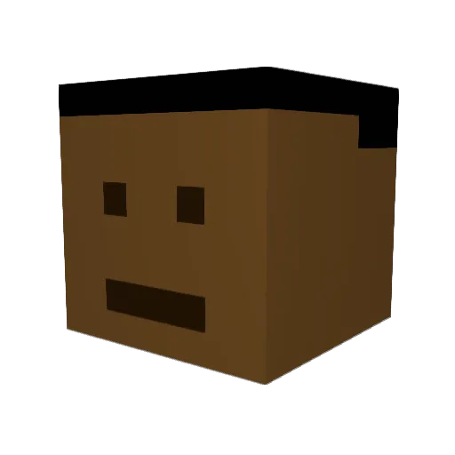 tyrone420 Minecraft avatar head, 3D render