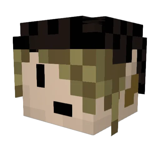 tyronepvp1337 Minecraft avatar head, 3D render