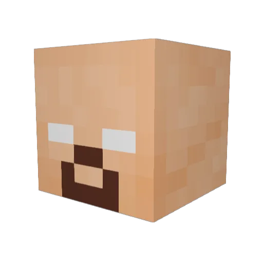 tysonibrahim Minecraft avatar head, 3D render