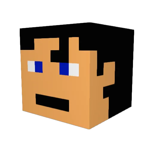 tytykeys Minecraft avatar head, 3D render