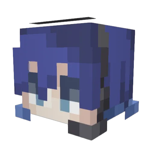 tytysharklover Minecraft avatar head, 3D render