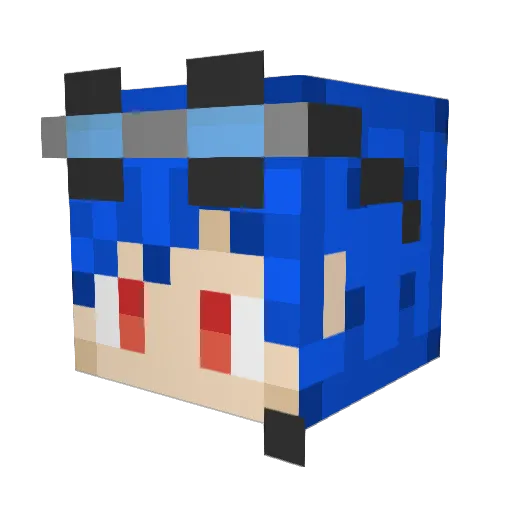 tyunta55 Minecraft avatar head, 3D render