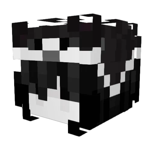 tyuse Minecraft avatar head, 3D render
