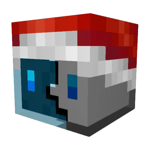 tyuzumakiii Minecraft avatar head, 3D render