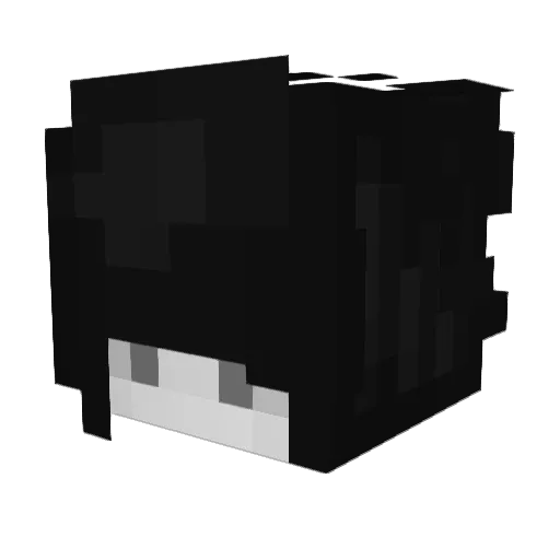 tz0v0 Minecraft avatar head, 3D render