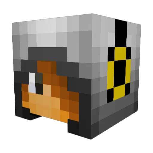 tz1156 Minecraft avatar head, 3D render