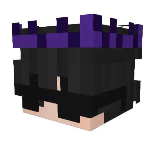 tzi_bf384_07_28 Minecraft avatar head, 3D render