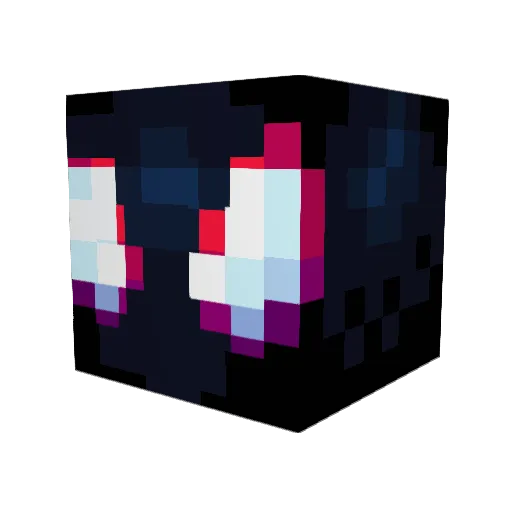 tzkgxk Minecraft avatar head, 3D render