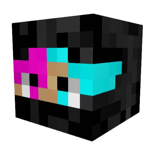 tzufBarkai Minecraft avatar head, 3D render
