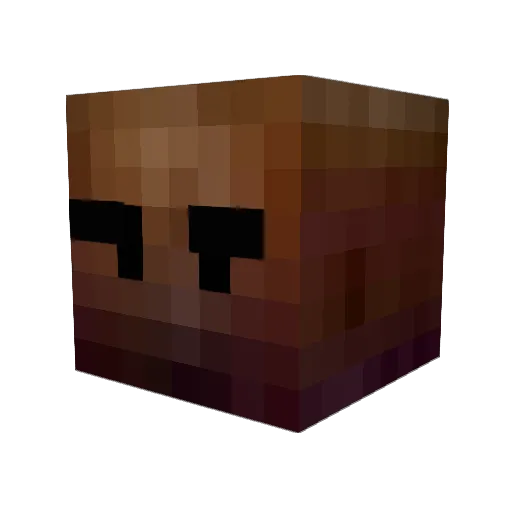 tzviALT Minecraft avatar head, 3D render