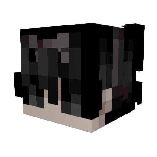 u095273 Minecraft avatar head, 3D render