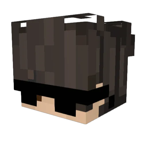 u1ltra Minecraft avatar head, 3D render