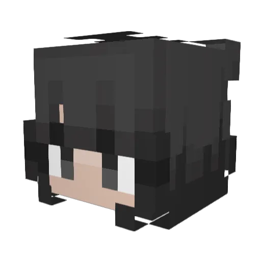u2no Minecraft avatar head, 3D render