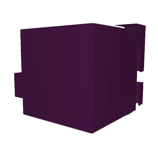 u349 Minecraft avatar head, 3D render