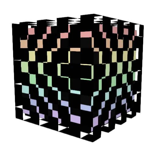 u867 Minecraft avatar head, 3D render