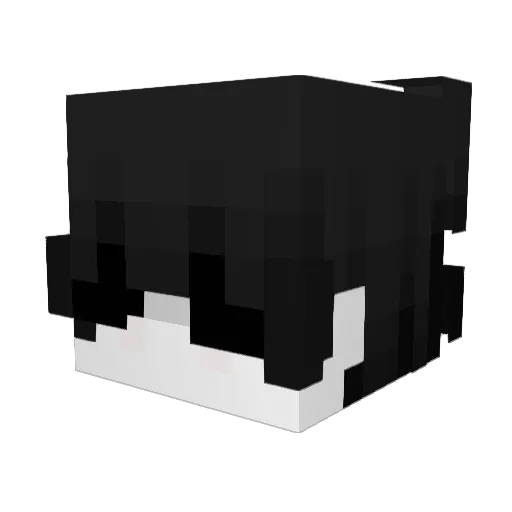 uAxs Minecraft avatar head, 3D render